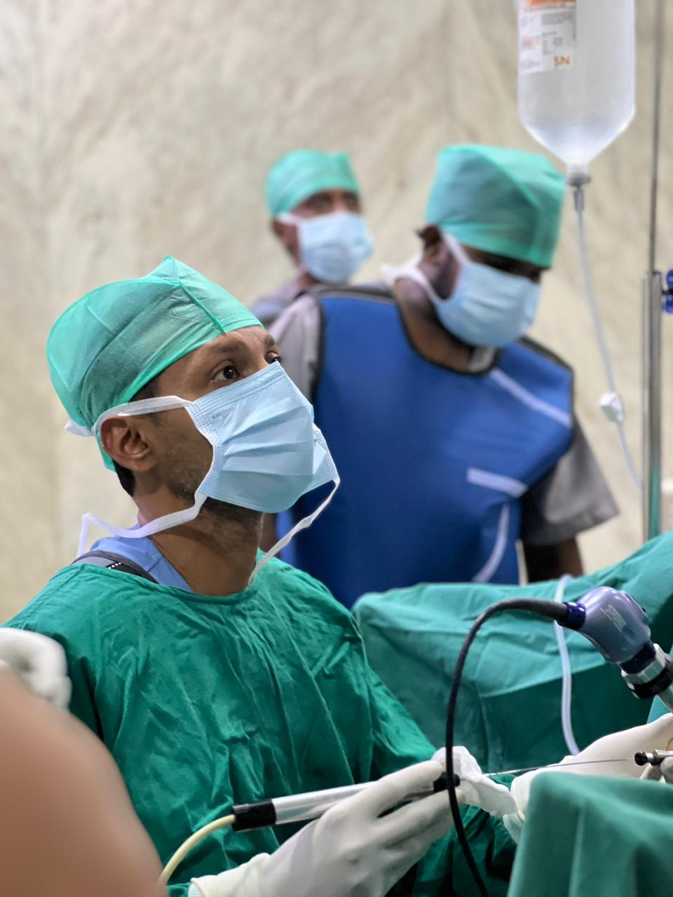 Advanced urology operation theatre setup